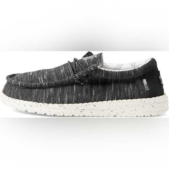 Hey Dude Other - HEY DUDE WALLY KIDS STRETCH SLIP ON SHOES IN BLACK 4 Y 5 W
